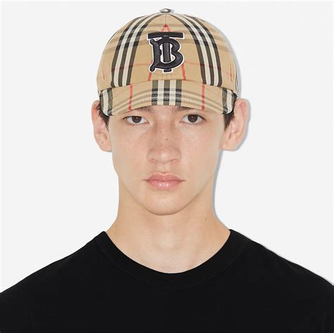 burberry monogram embroidered baseball cap|Burberry beret.